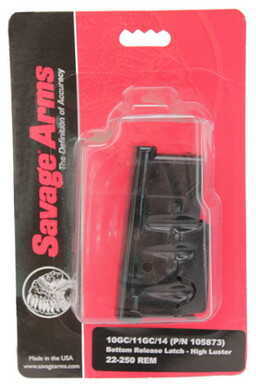 Savage Arms Magazine DBM 10GC/11GC/14 22-250 4rd 55101